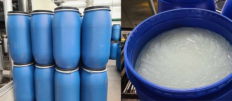 Sodium lauryl ether sulfate SLES 70 packed in 110kg/170kg blue plastic drums
